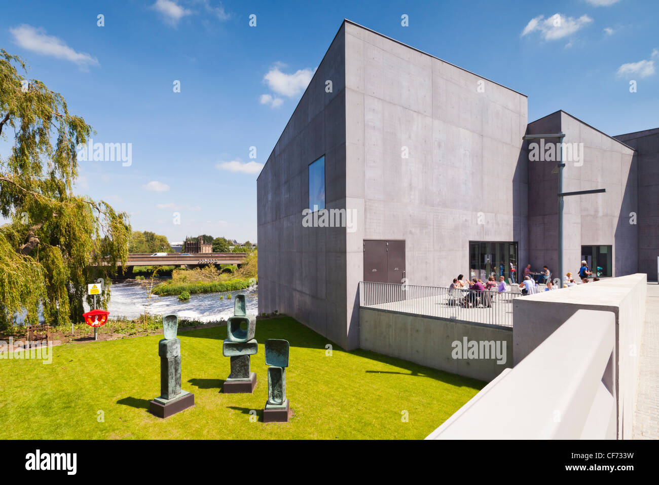 Hepworth Wakefield, gallery built to hold a collection of Barbara Hepworth's work. Stock Photo