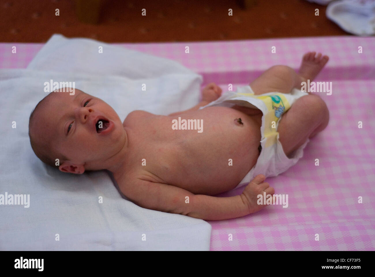 baby pink changing mat