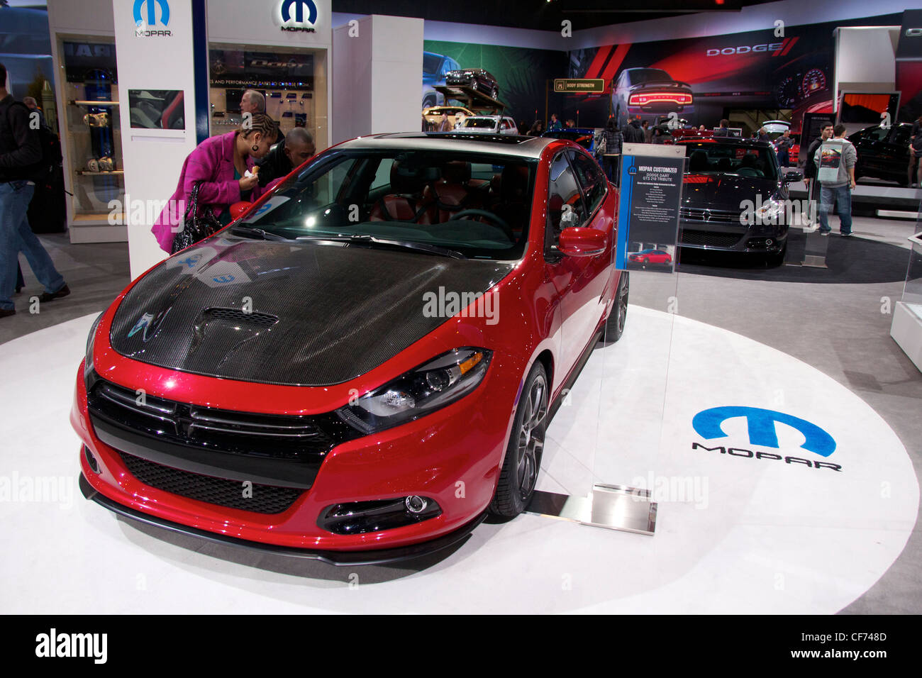 2013 Dodge Dart GTS 210 Tribute with carbon fiber hood. 2012 Chicago