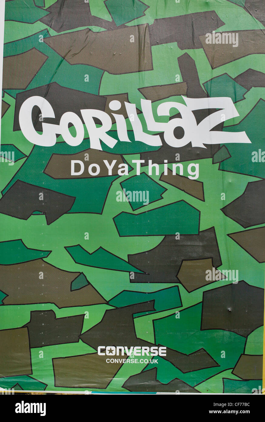 bedrag Cilia Continent Gorillaz promotional poster Do Ya Thing Stock Photo - Alamy