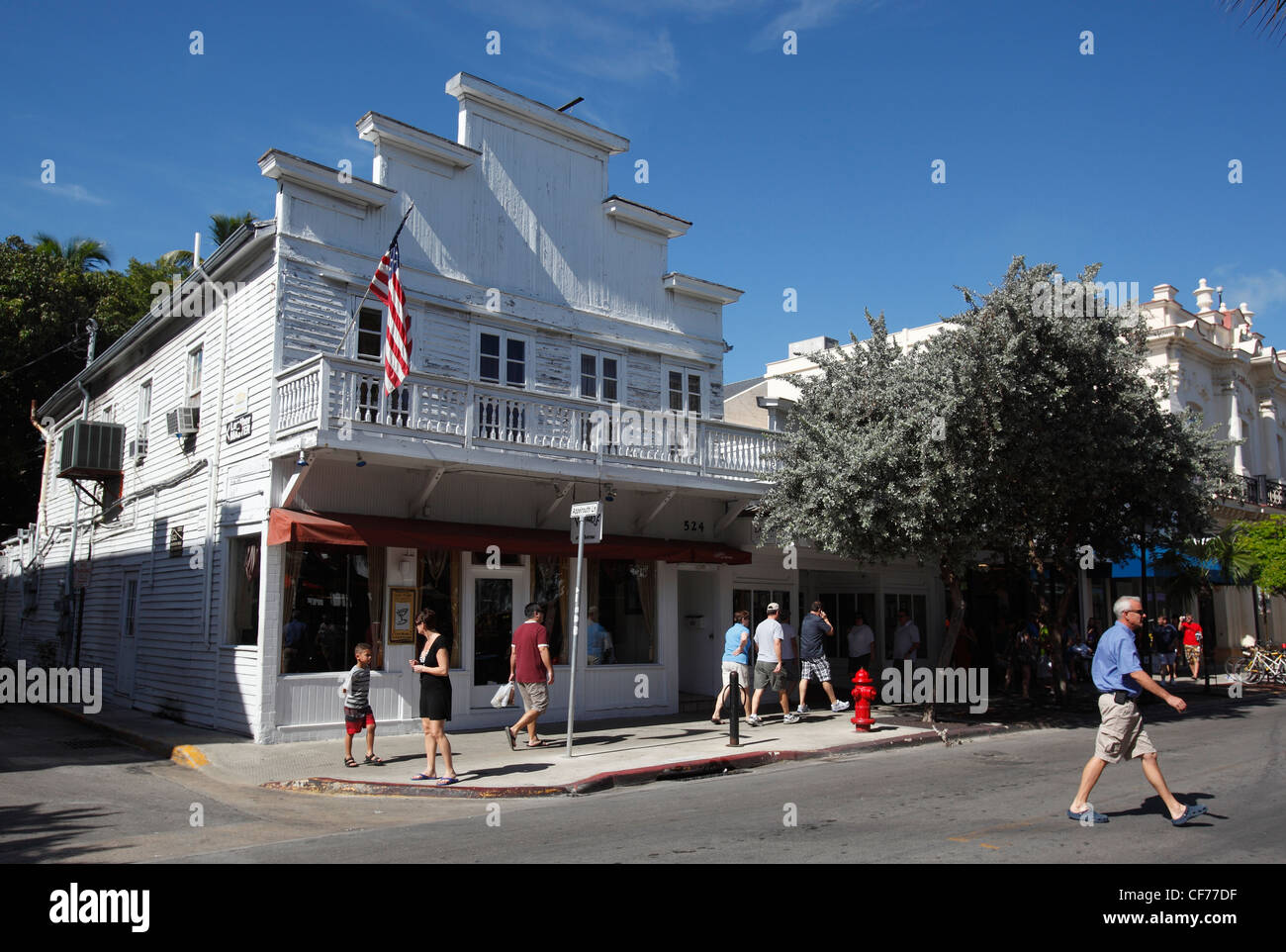 Duval Street, Key West, Florida Stock Photo