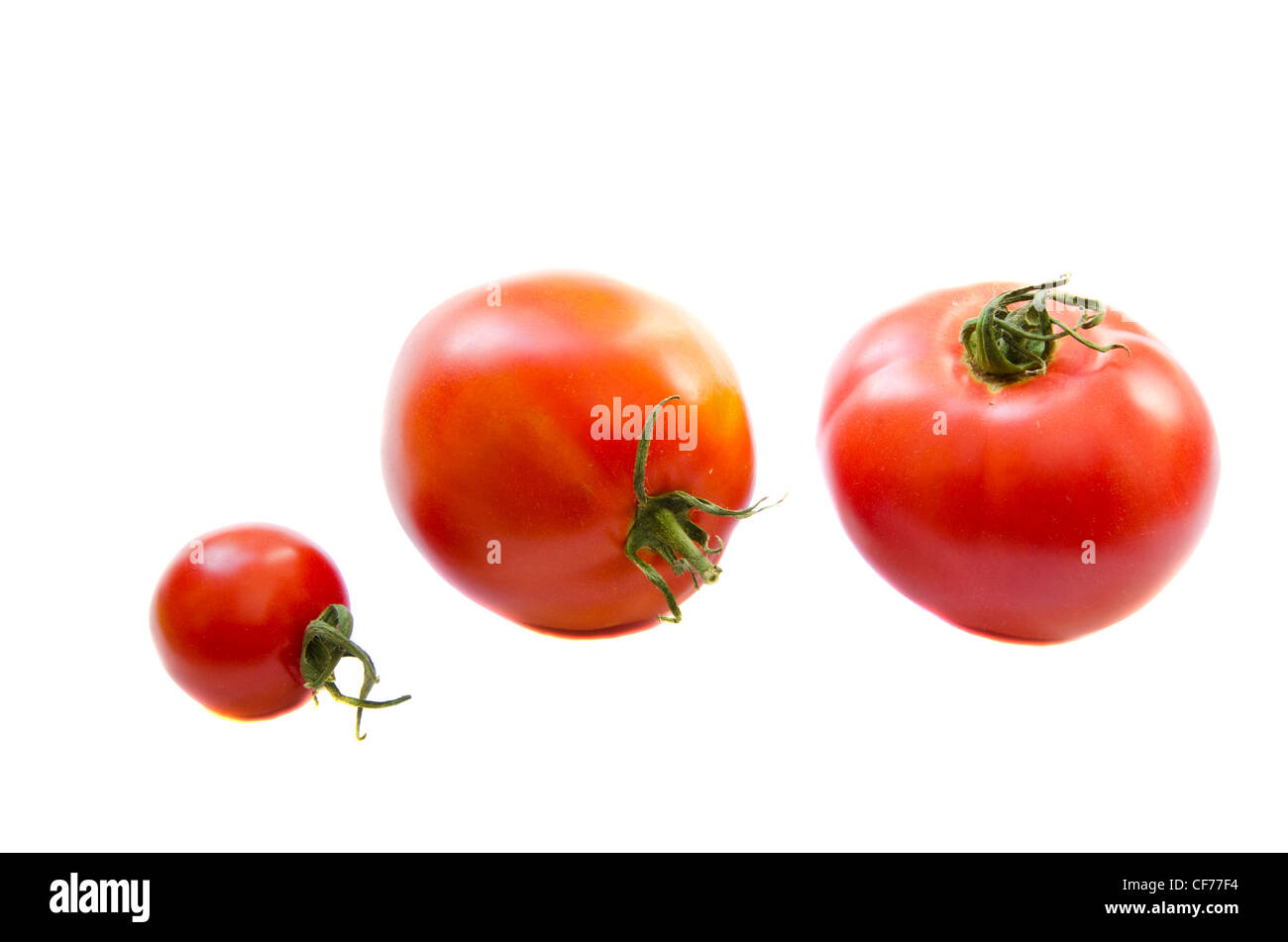 Tomato vegetable isolated on white background. Healthy natural foods. Stock Photo