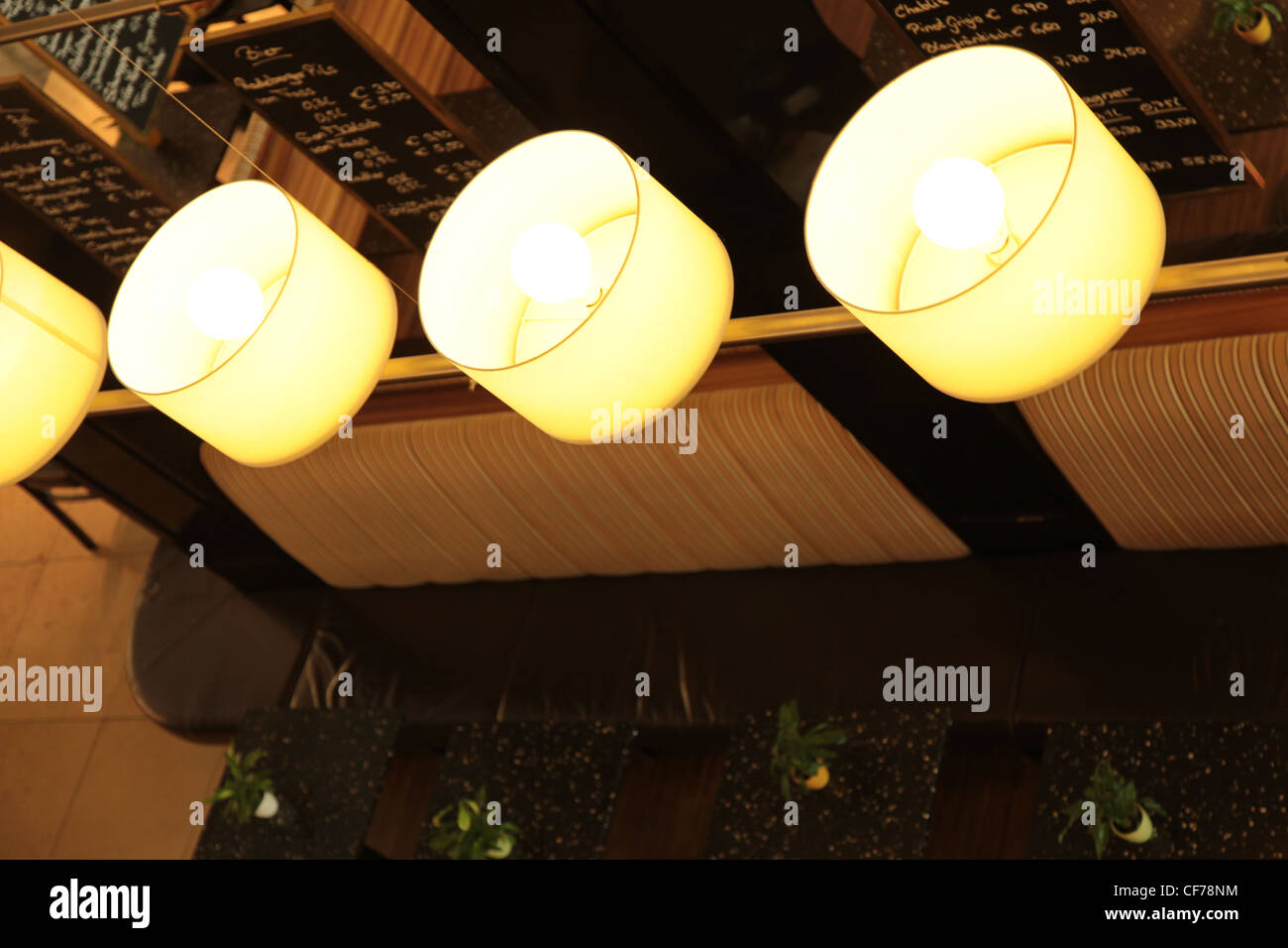 Stimmungsvolle Beleuchtungsszene, Illuminated full with atmosphere Stock Photo