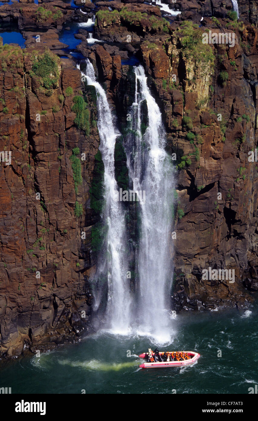 Tres Mosqueteros Falls. Iguazu National Park. Misiones province. Argentina. Stock Photo