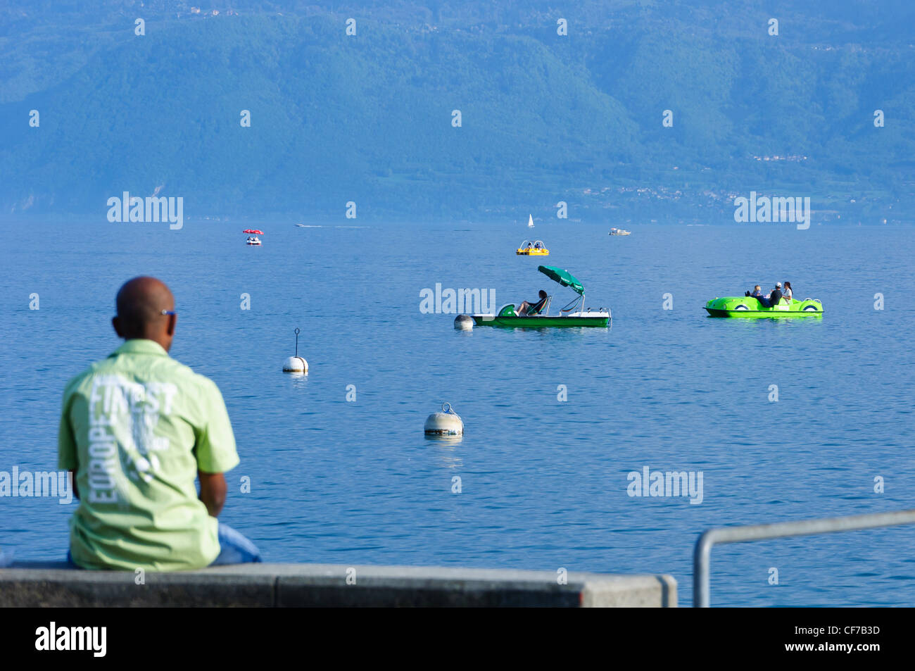Lausanne lake geneva hi-res stock photography and images - Alamy