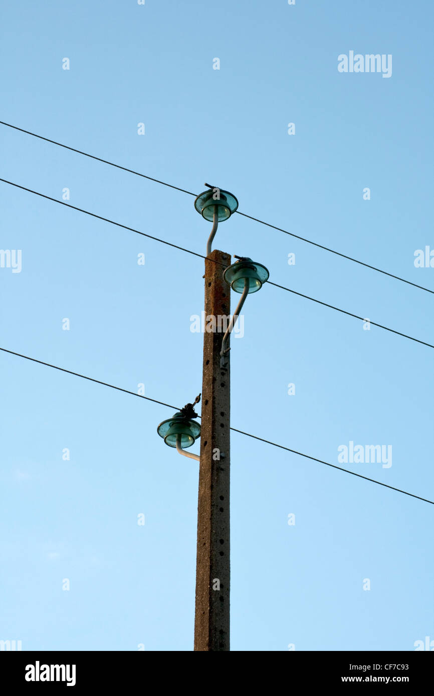 Glass insulators hires stock photography and images Alamy