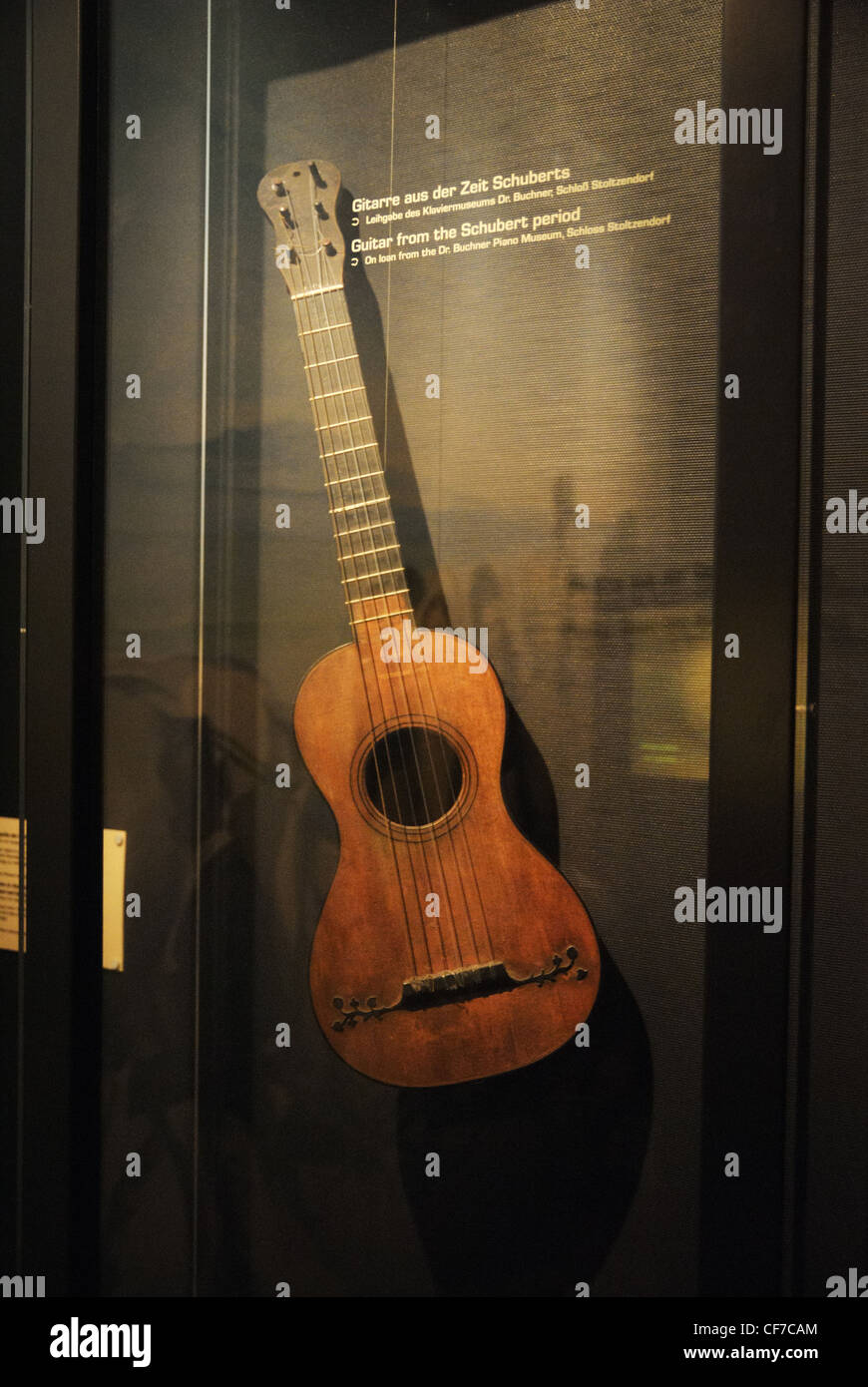 Guitar from the Schubert period, Haus der Musik (House of Music), Vienna,  Austria Stock Photo - Alamy