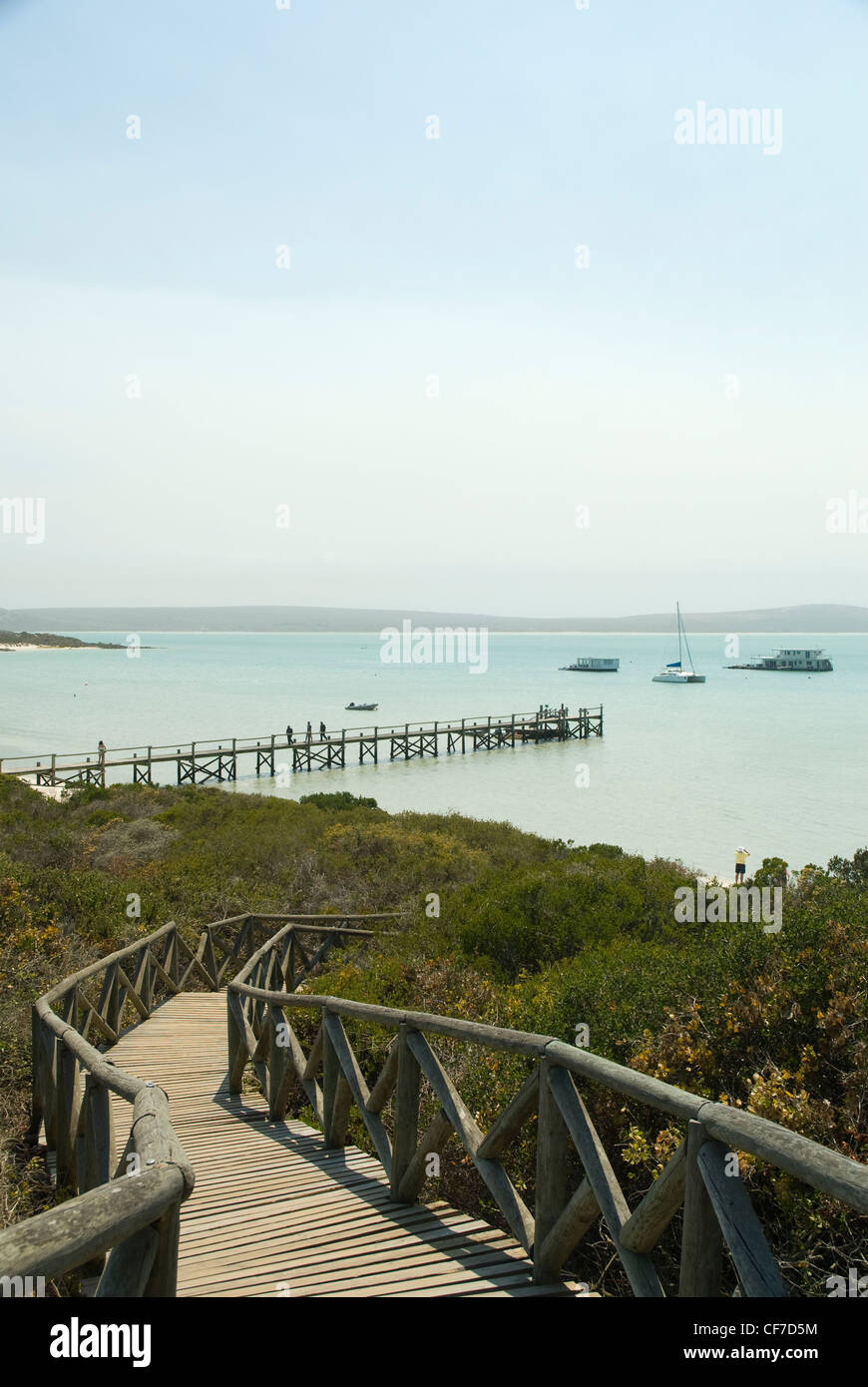 Langebaan Lagoon in the West Coast National Park, Western Cape, South ...