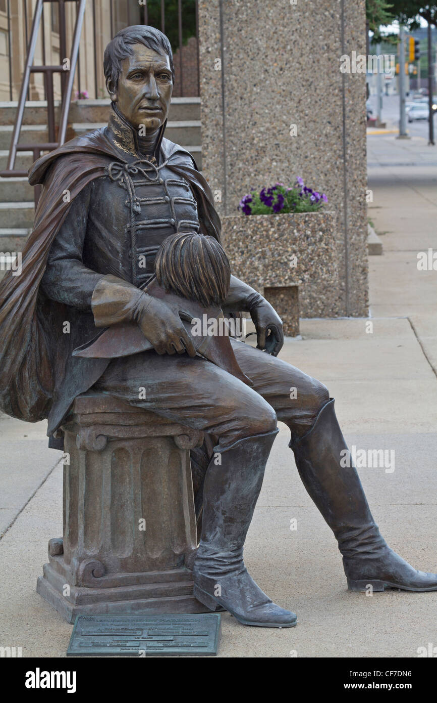 American Rapid City South Dakota statue president William Henry