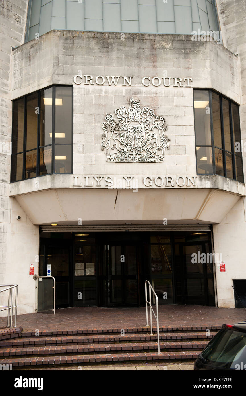 Exterior, Swansea Crown Court, Wales UK Stock Photo Alamy