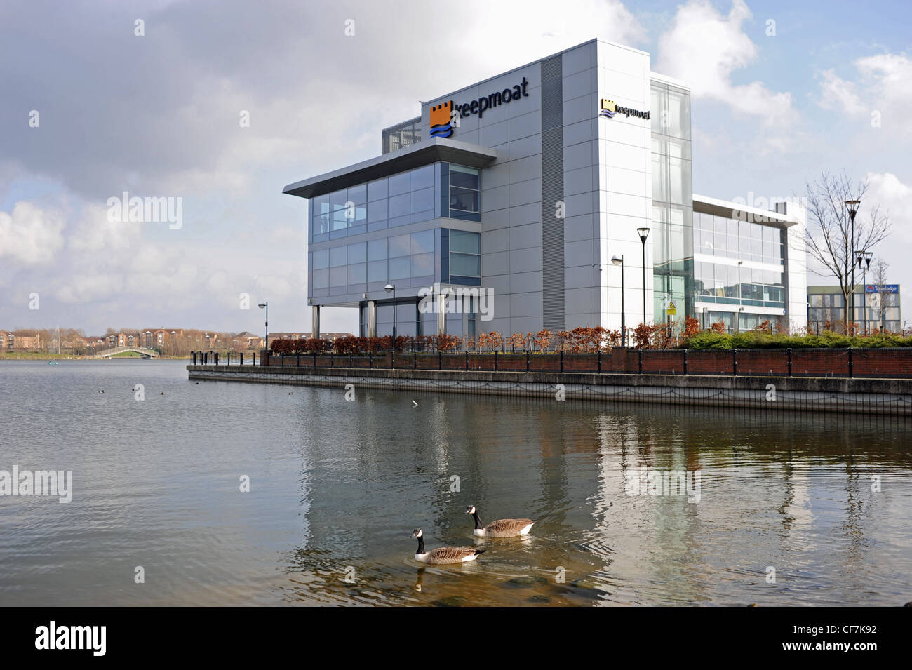 The Lakeside and Keepmoat man made Developement in Doncaster Yorkshire UK Stock Photo