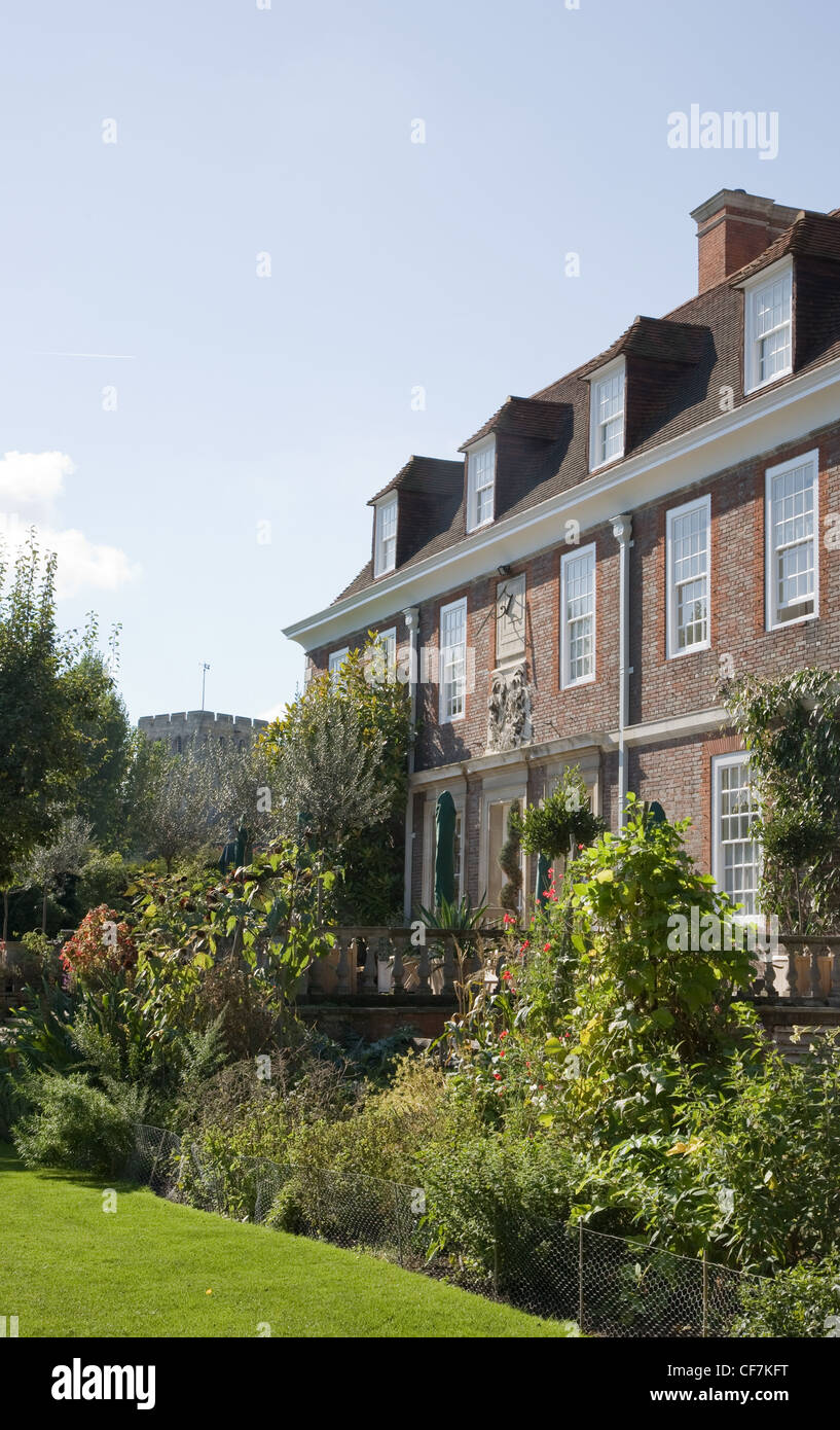 The Salutation Garden in Sandwich, Kent, England The House, seen from