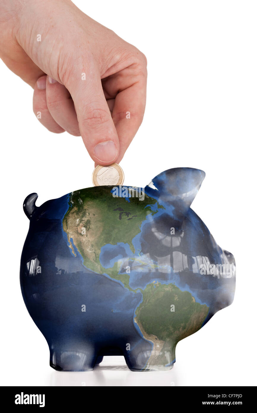 Piggy bank symbol inflation hi-res stock photography and images - Alamy