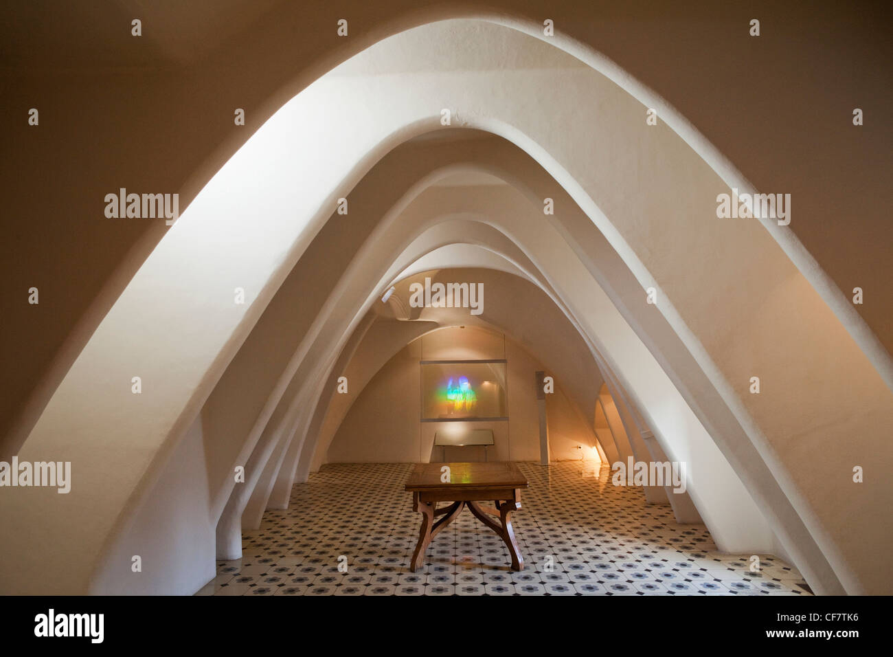 Europe, Spain, Barcelona, Casa Batllo, Gaudi, Interior, Interiors ...