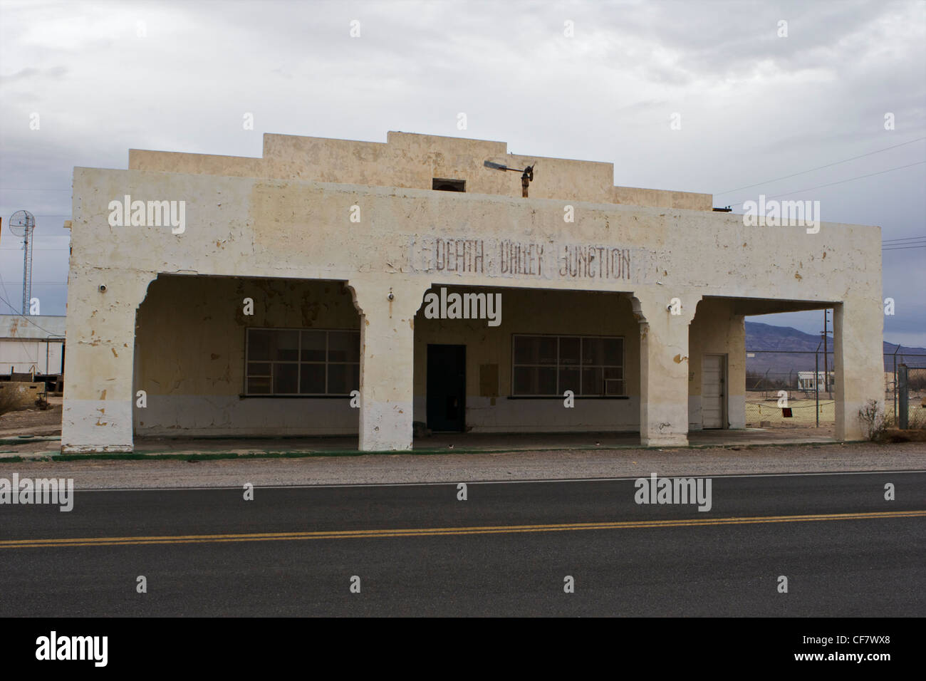 Death Valley Junction Building Stock Photo Alamy