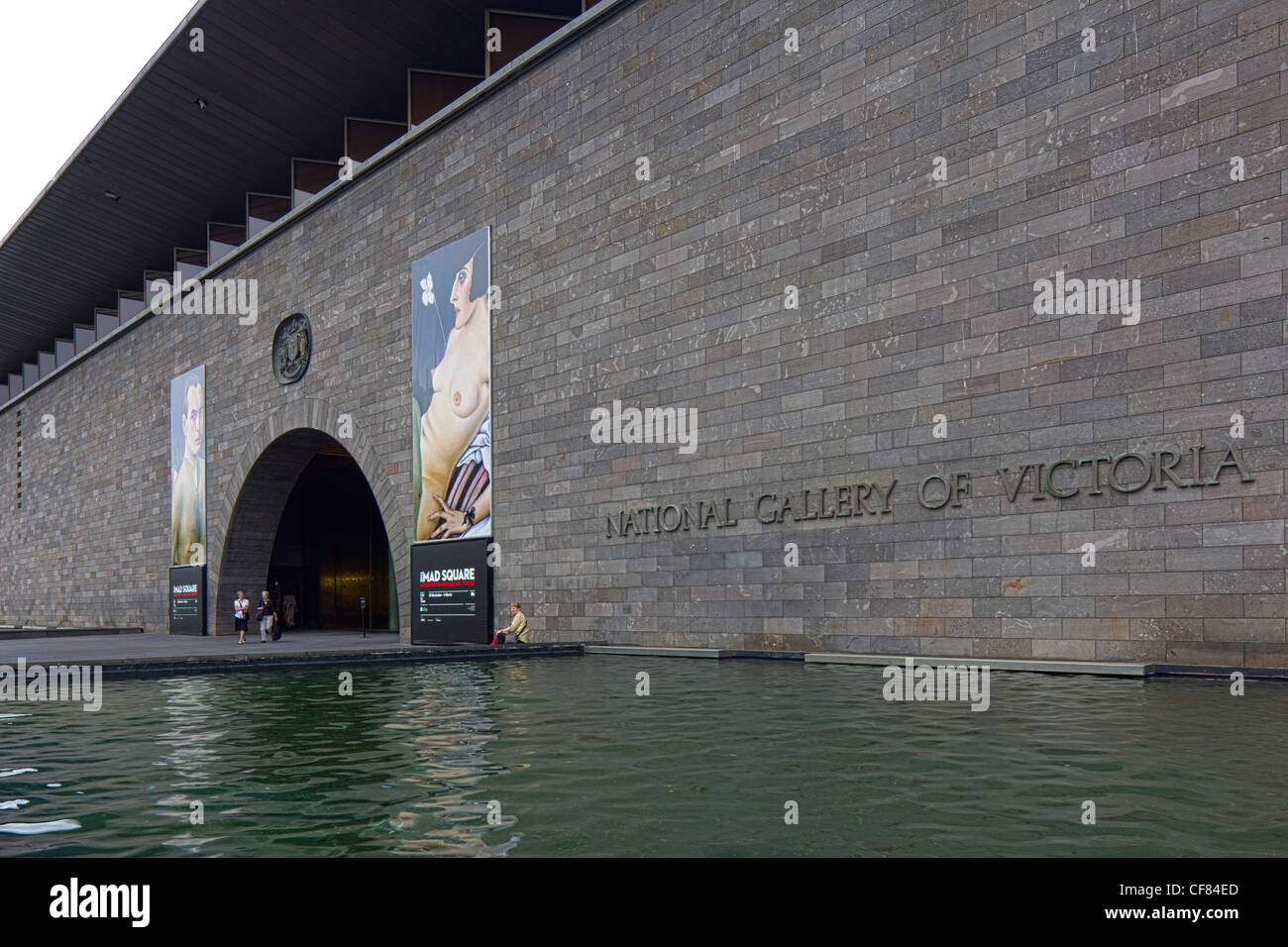 National Gallery of Victoria, St Kilda Road, Melbourne, NSW, Australia Stock Photo