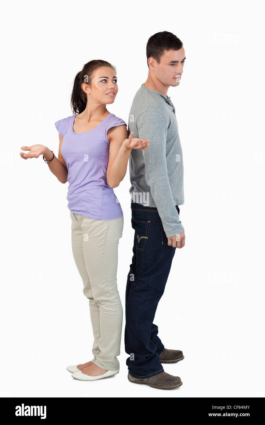 Young couple experiencing relationship problems Stock Photo