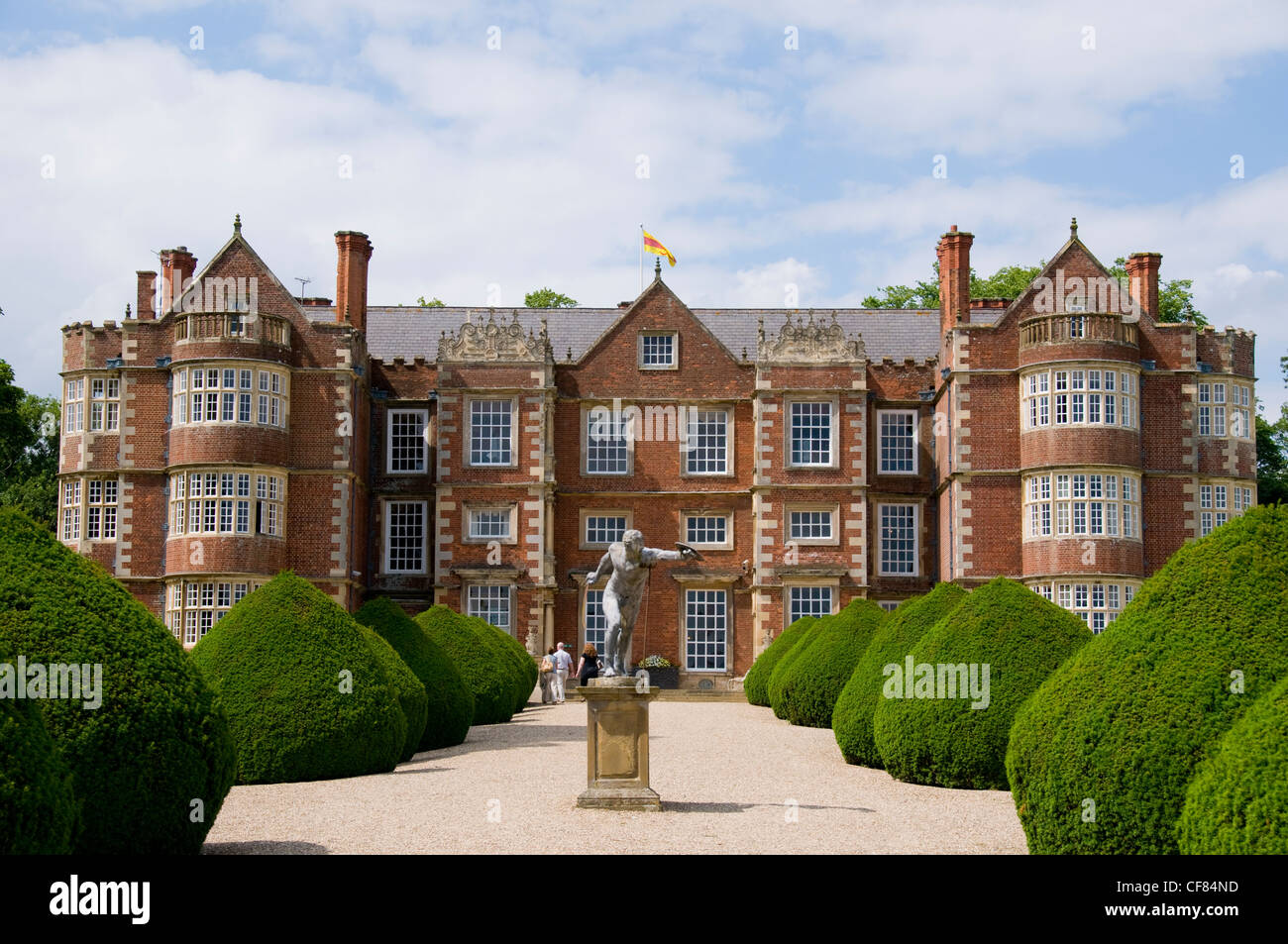 Burton Agnes Hall is an Elizabethan, historic, stately home visitor attraction in East Yorkshire Stock Photo