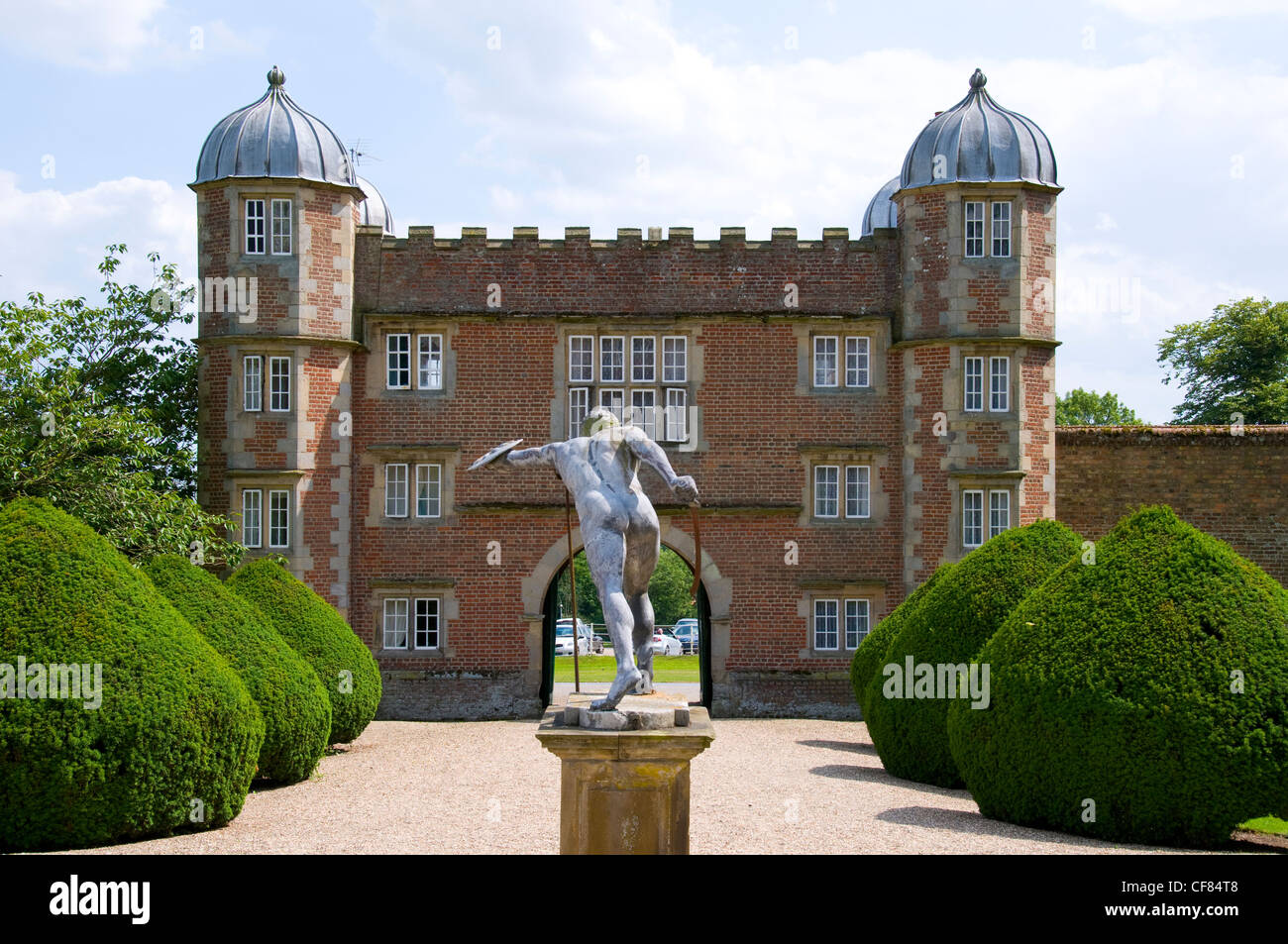 Burton Agnes Hall is an Elizabethan, historic, stately home visitor attraction in East Yorkshire Stock Photo