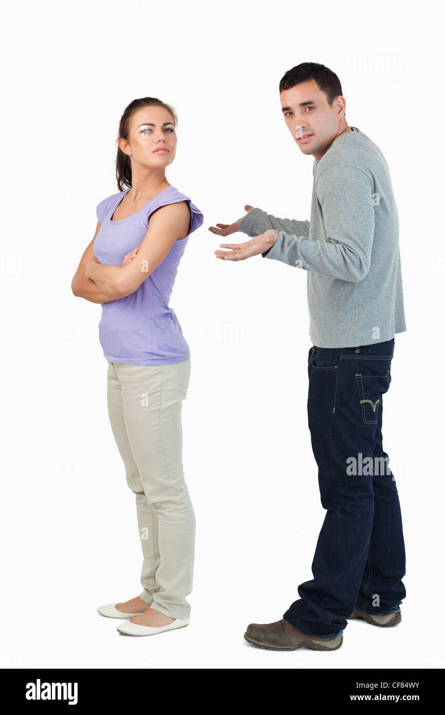 Man problem young woman Cut Out Stock Images & Pictures - Alamy