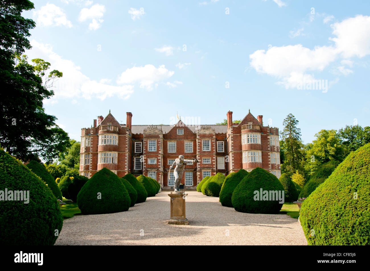 Burton Agnes Hall is an Elizabethan, historic, stately home visitor attraction in East Yorkshire Stock Photo