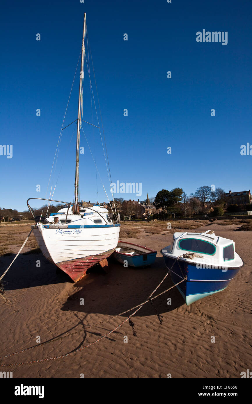 Alnmouth a small town on the Northumberland Coast Stock Photo