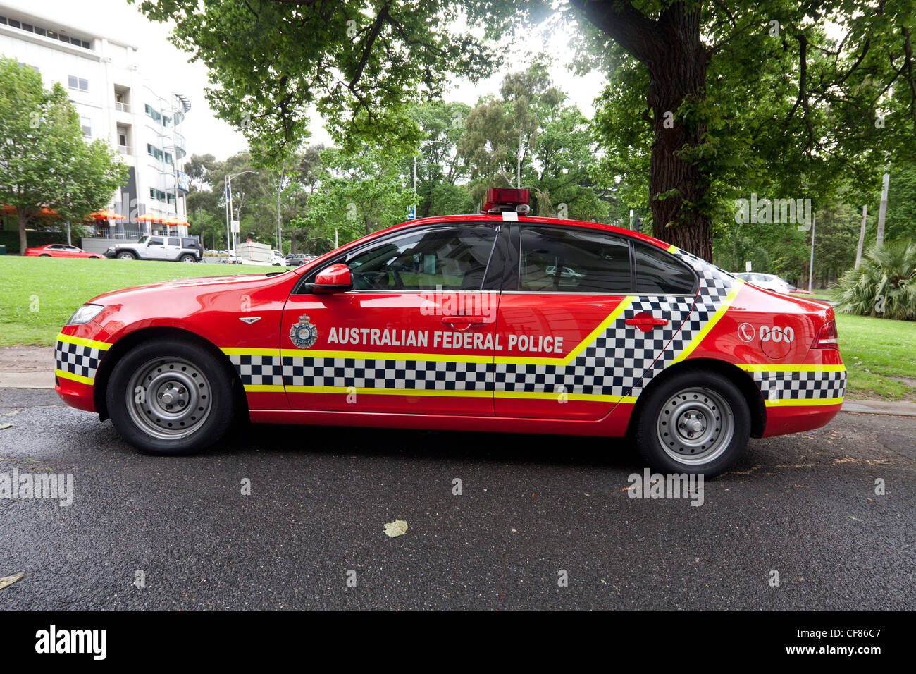 Australian Federal Poiice car, Melbourne, Australia Stock Photo