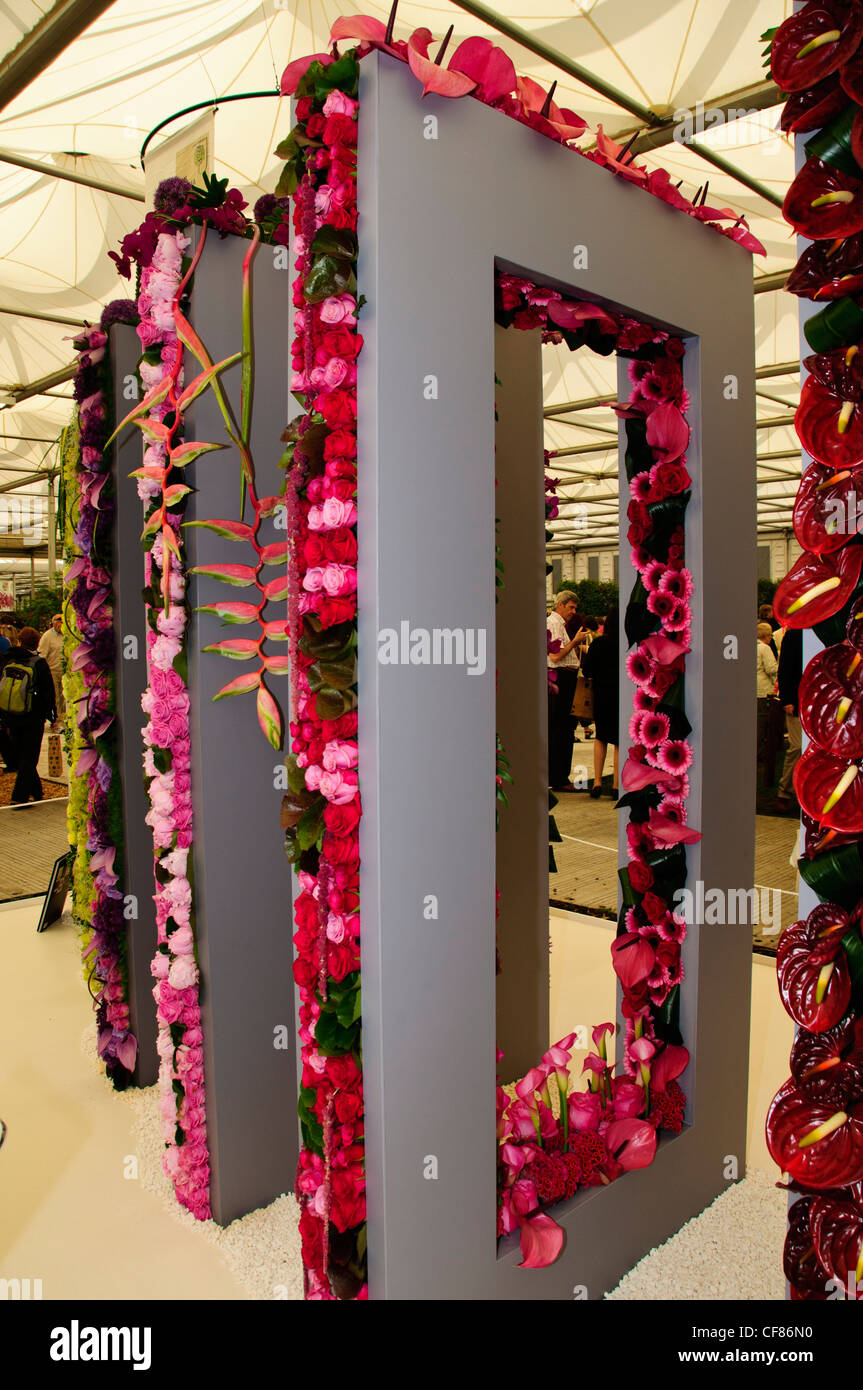 Interflora StandS,Five day calendar Event,The Queen attends ,draws huge ...