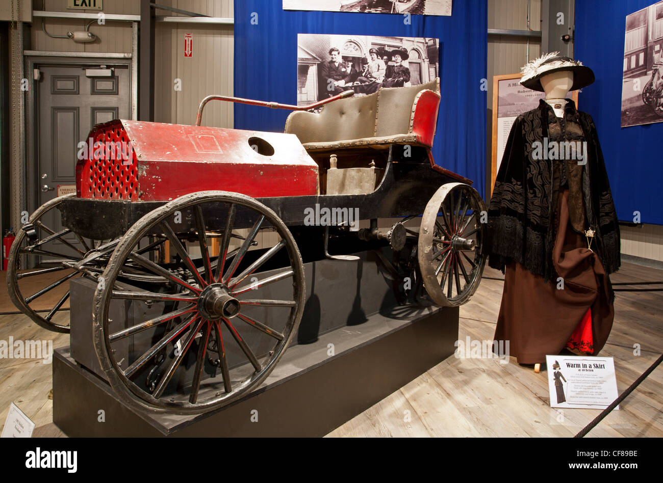 1905 Sheldon 'Runabout'. Alaska´s first automobile. Fountainhead Antique Auto Museum. Fairbanks. Alaska. USA Stock Photo
