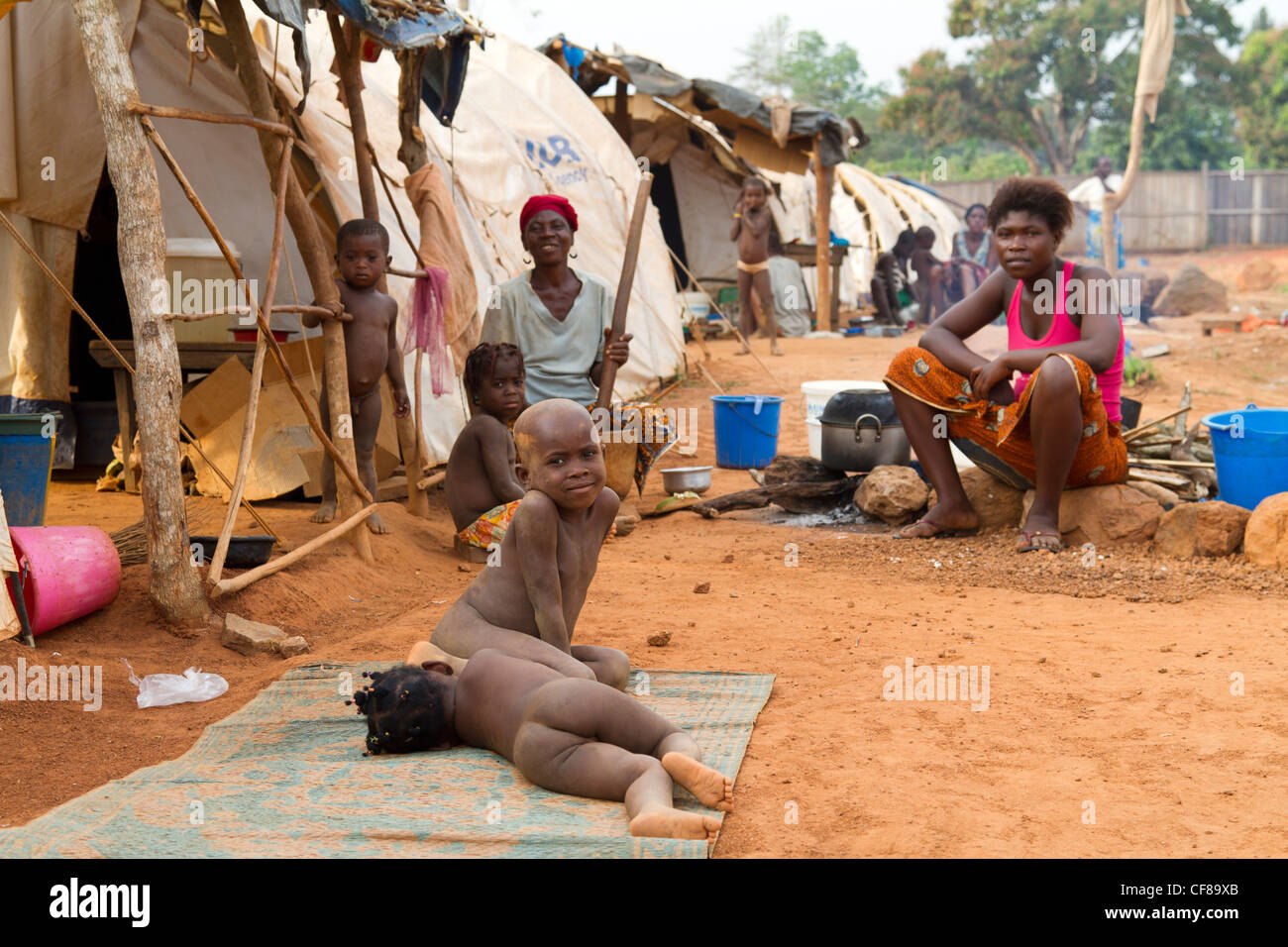 in the displaced of Naibly ,Duekoue, Ivory Coast ,Cote d'Ivoire ,West Africa Photo - Alamy