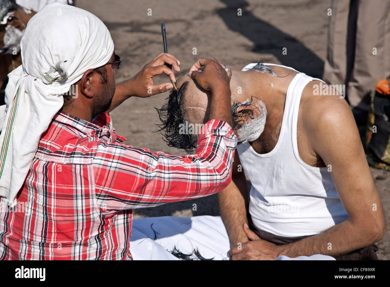 Head Shaving Hindu Stock Photos Head Shaving Hindu Stock Images