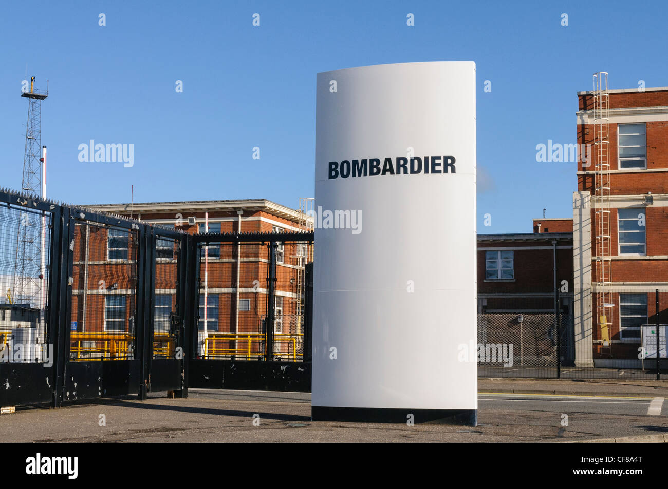 Bombardier Aerospace (formerly Short Brothers Belfast or 'Shorts') Stock Photo