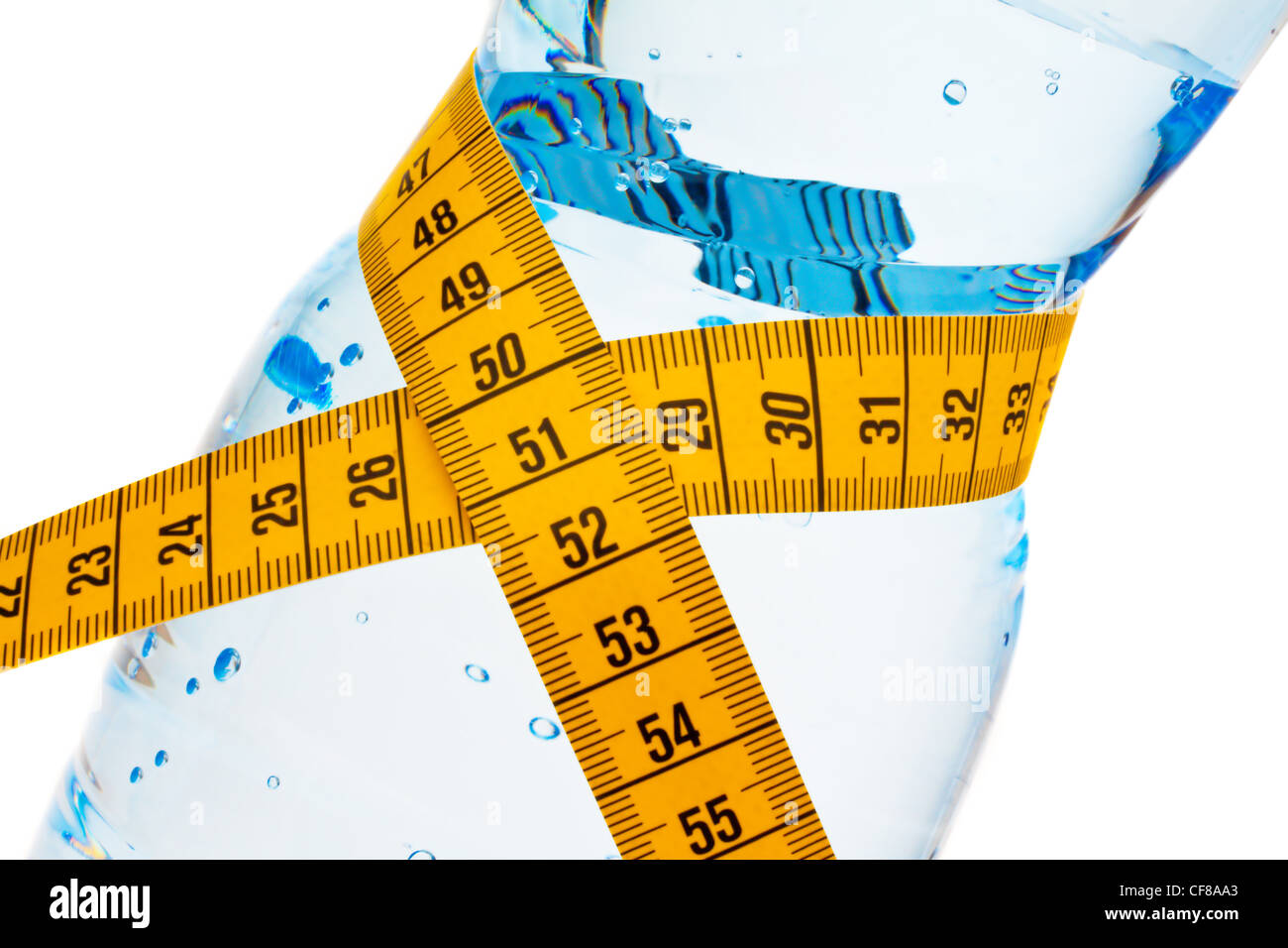 mineral water. icon weight loss. Stock Photo