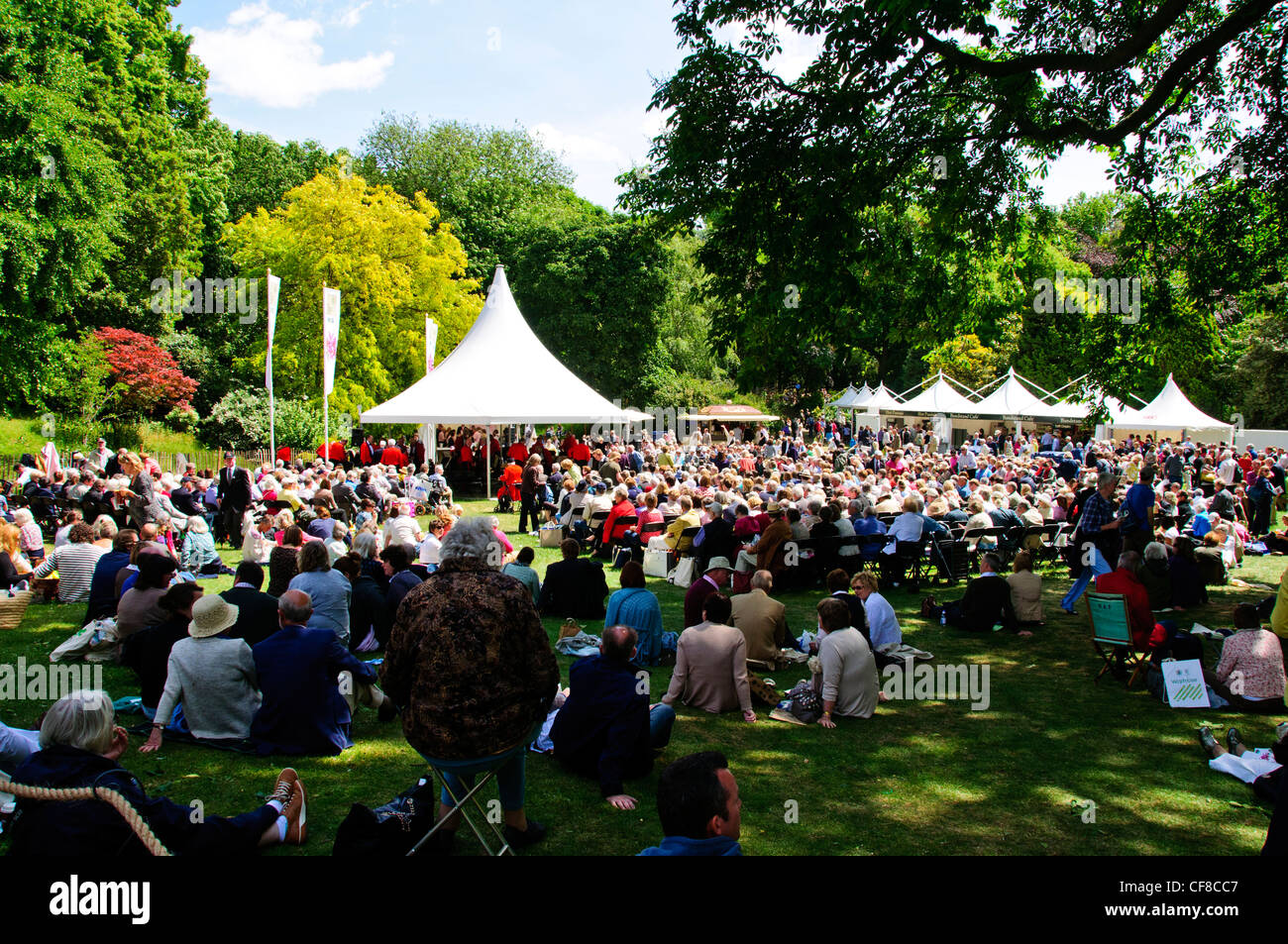 Picnic Area,Band Stand,The RHS Chelsea Flower Show,formally known as ...