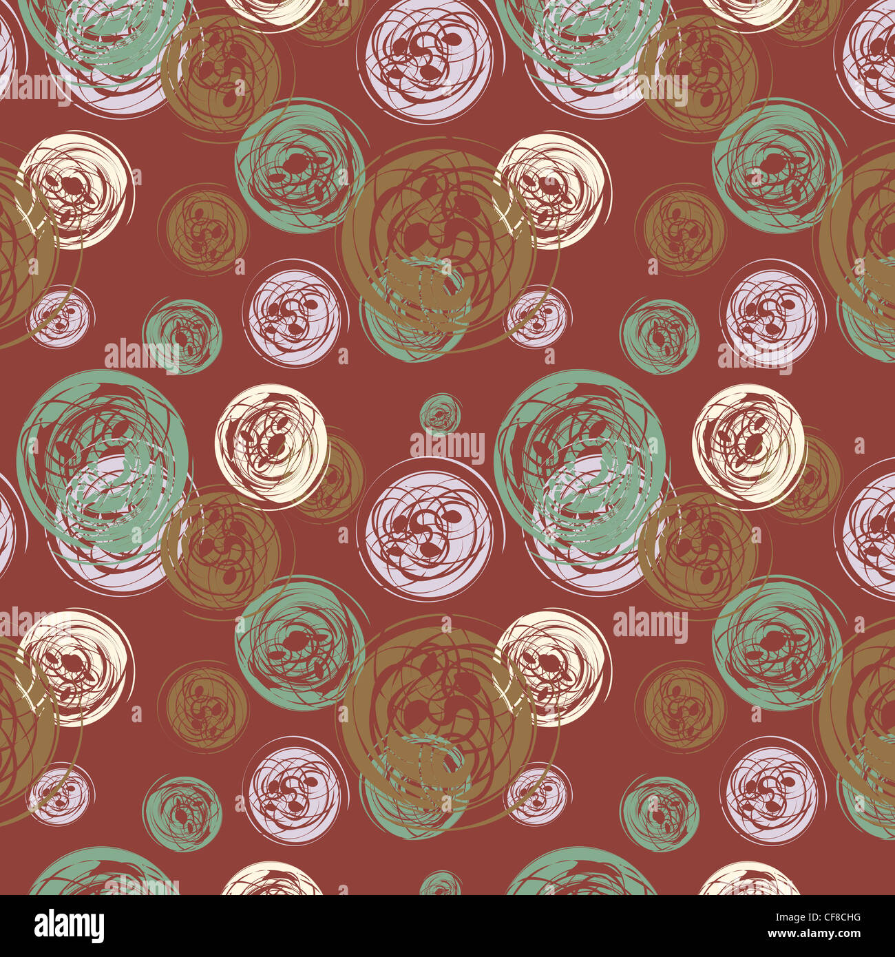 Seamless background with circle in light tones, vector, illustration ...