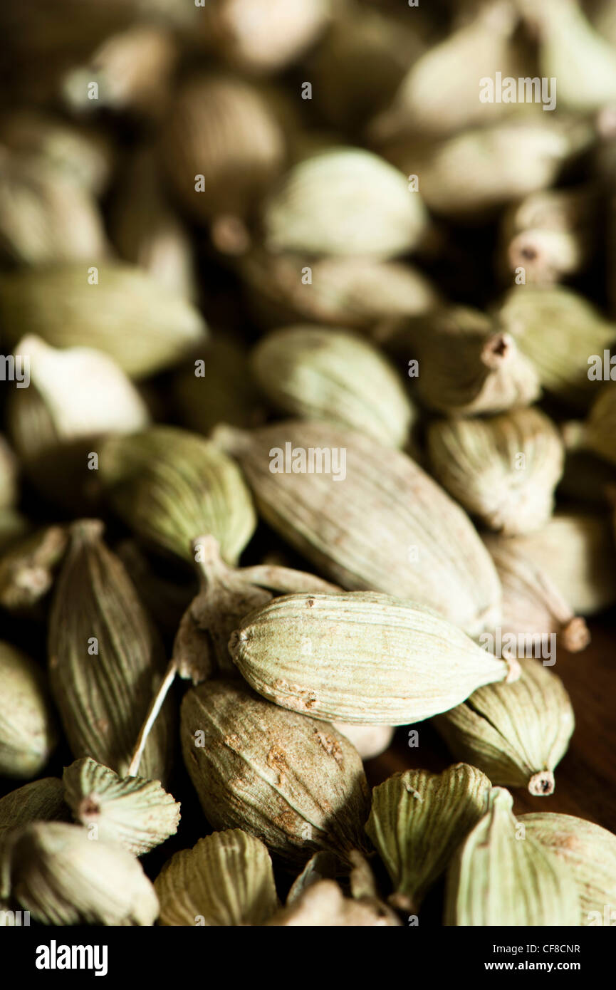 Green cardamom pods seeds close hires stock photography and images Alamy