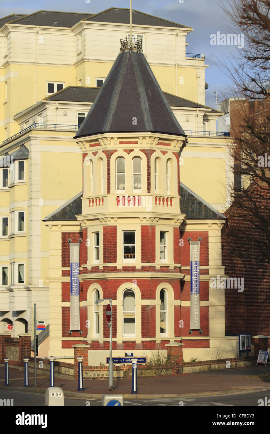 Eastbourne Heritage Centre building exterior on Carlisle Rd, Eastbourne, East Sussex, England