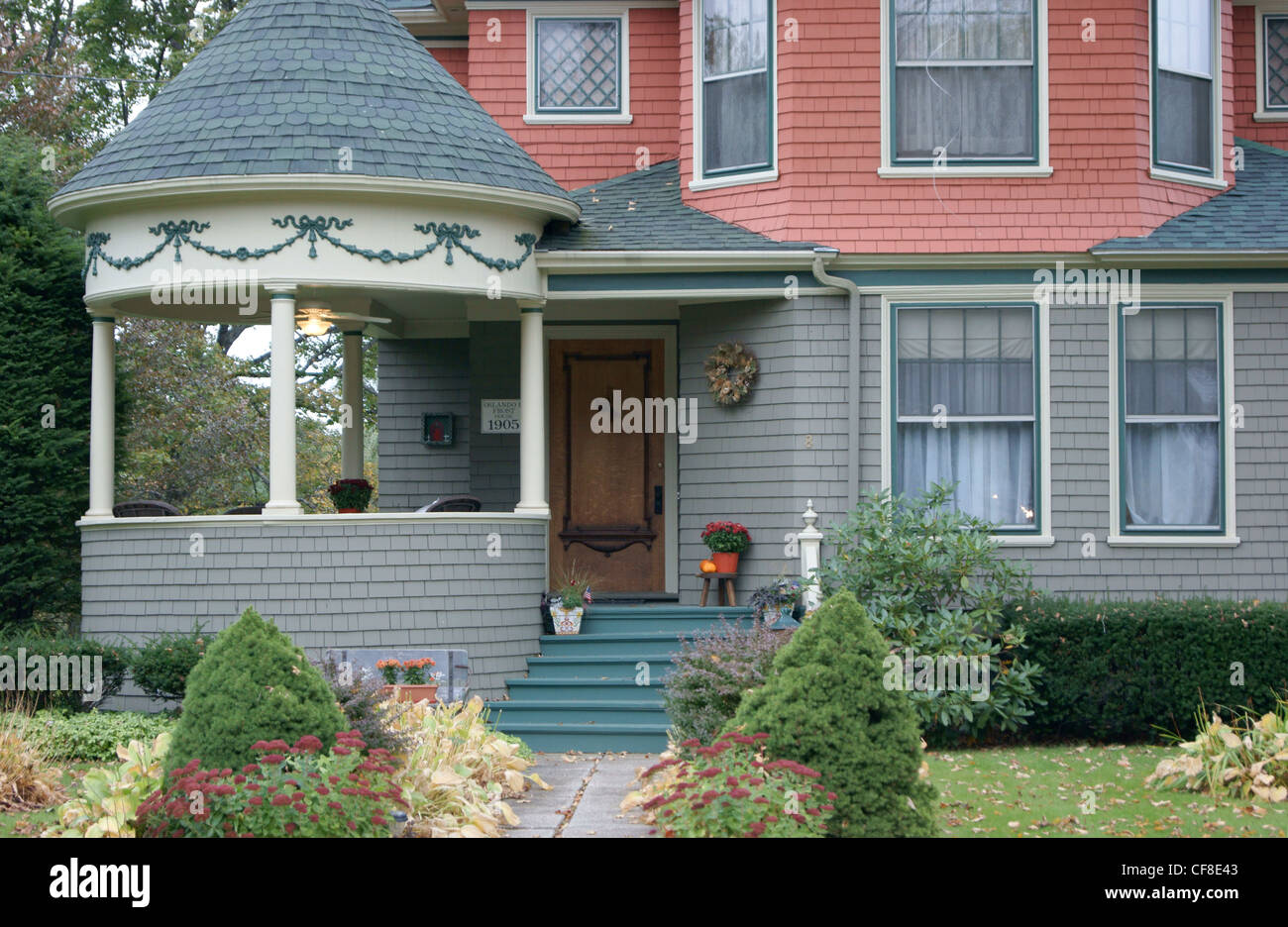 Queen Anne style house, the Orlando Frost House, built in 1905, Belfast