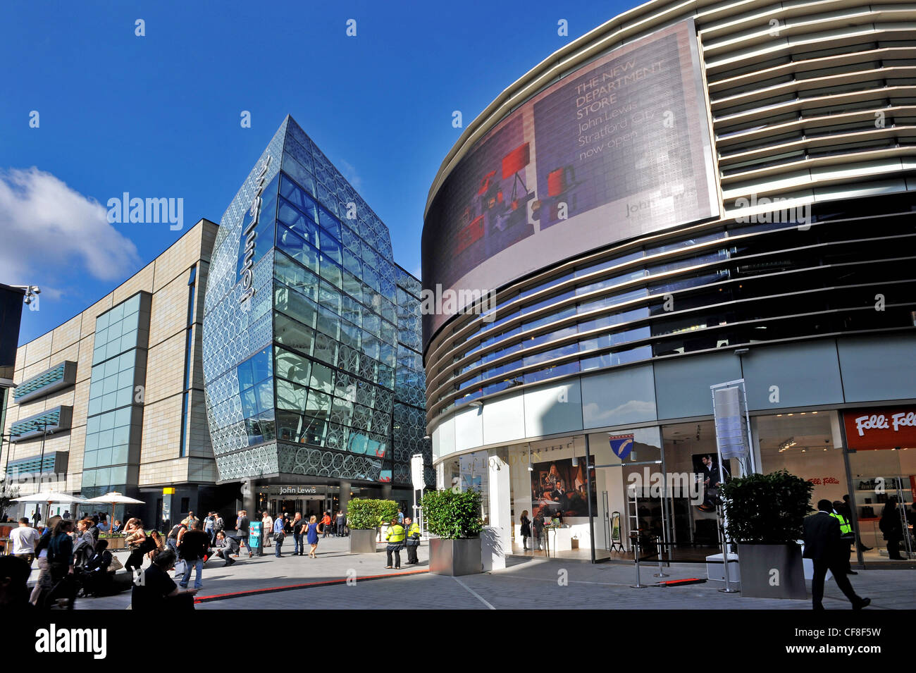 John Lewis Stratford City Stock Photo Alamy
