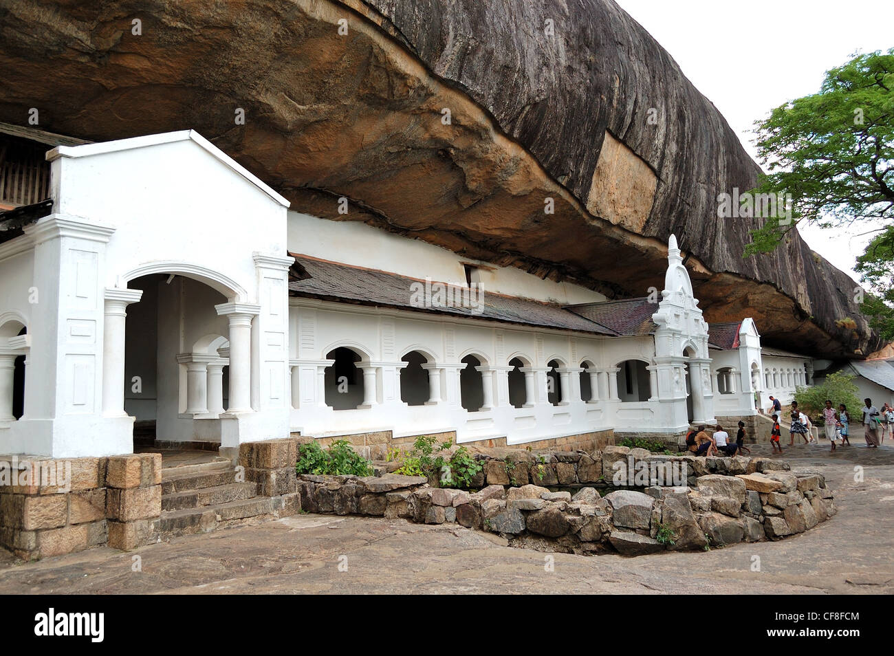 Dambulla cave temple, Dambulla, Sri Lanka Stock Photo