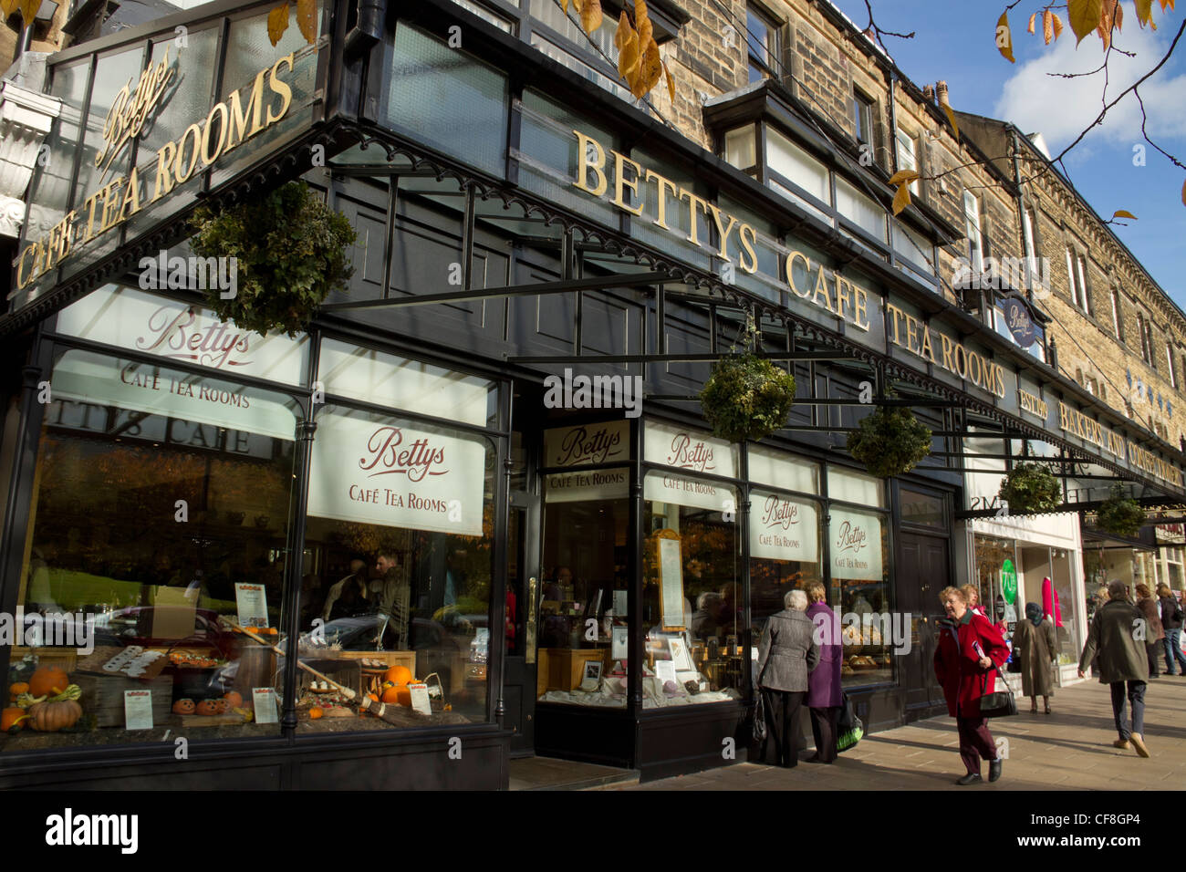 Bettys Cafe and Tea Room, Ilkley West Yorkshire. Stock Photo