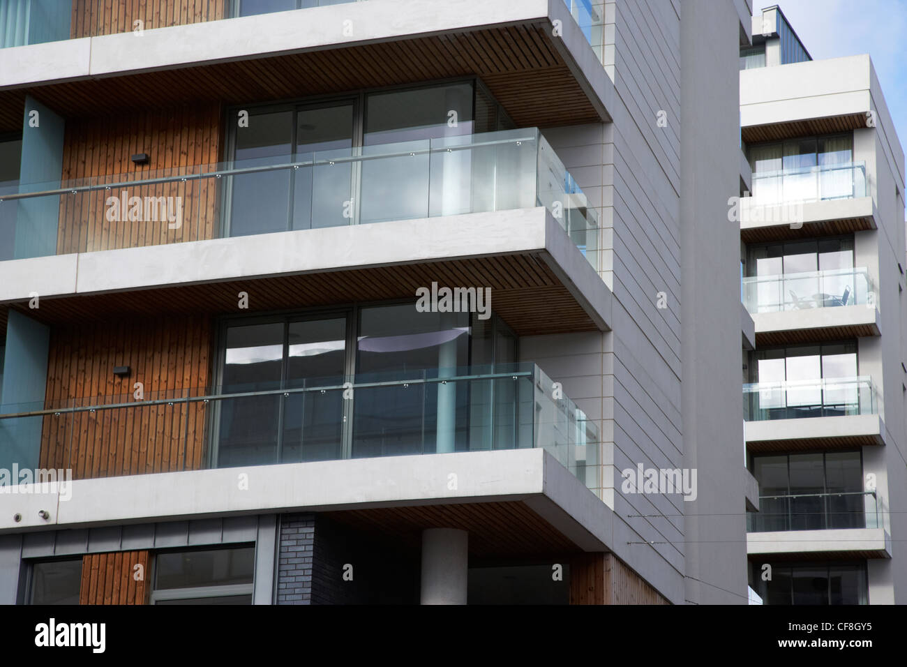empty unsold apartments in the arc development in titanic quarter