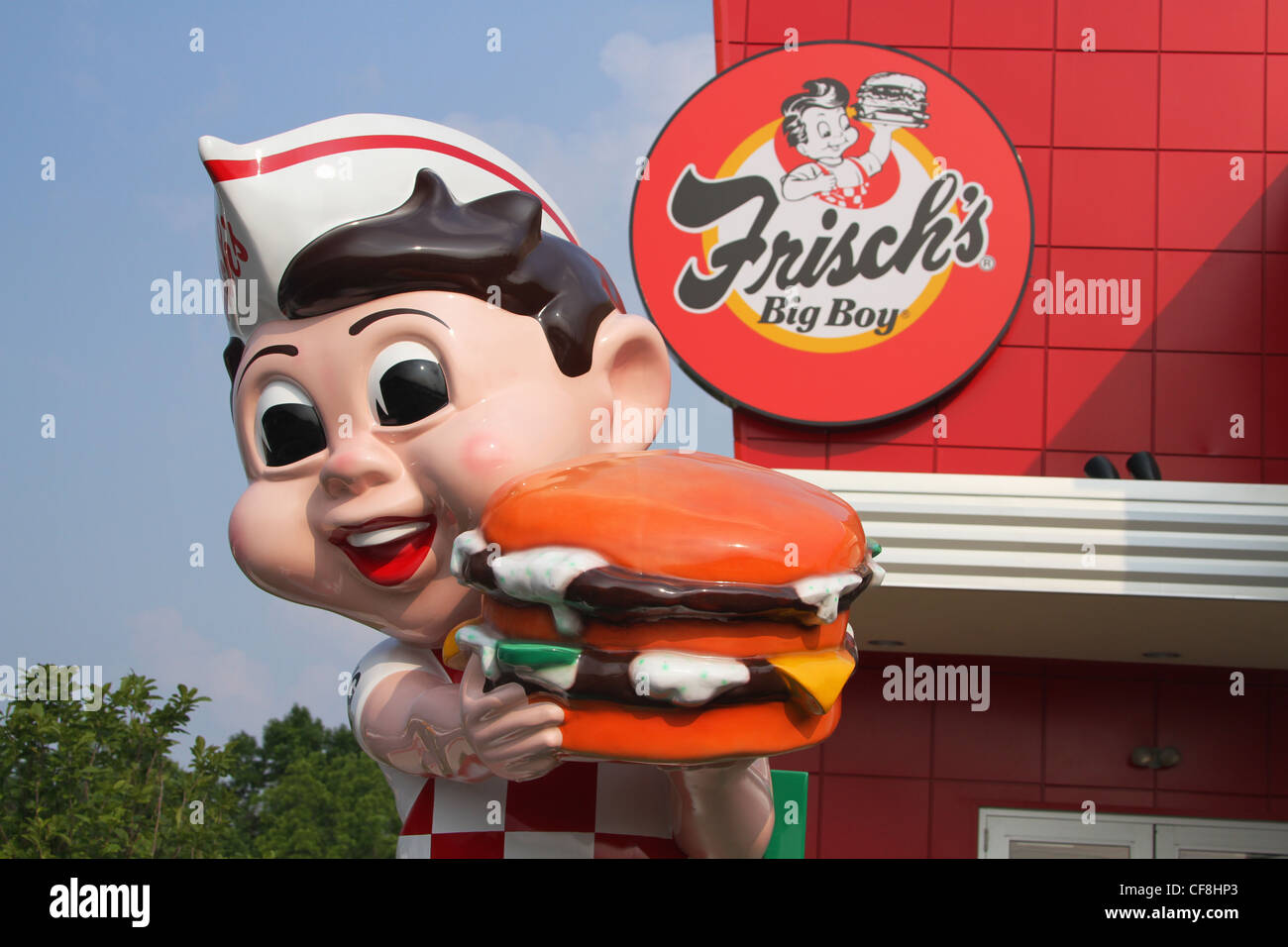 Big Boy. Mascot or icon of Big Boy restaraunts. Frisch's Big Boy ...