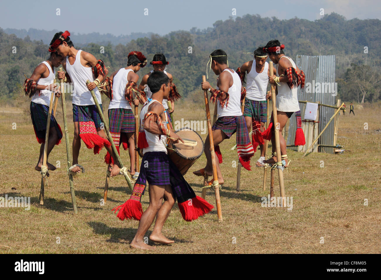 Playing bamboo stilts game hires stock photography and images Alamy