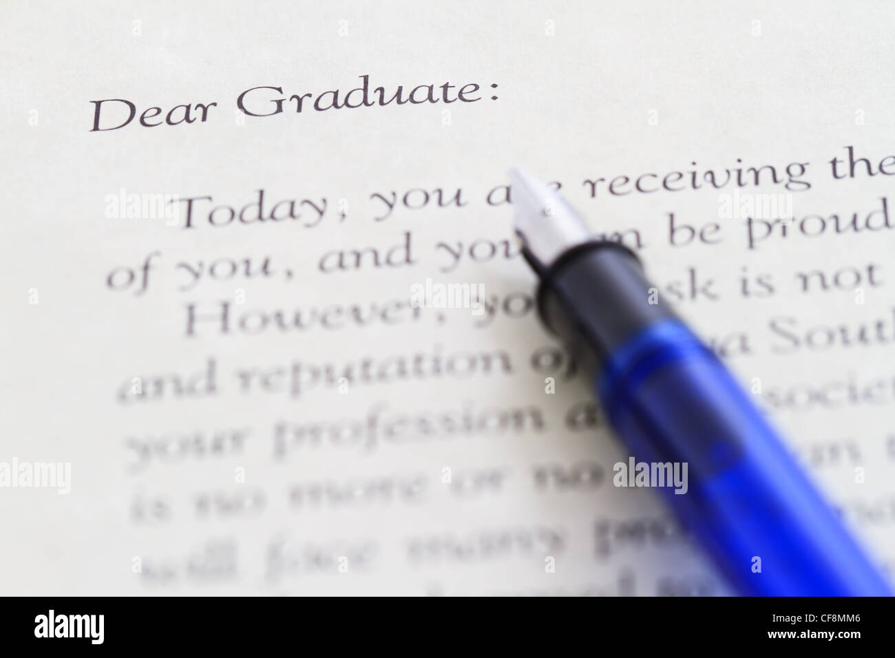 Diploma award hi-res stock photography and images - Alamy