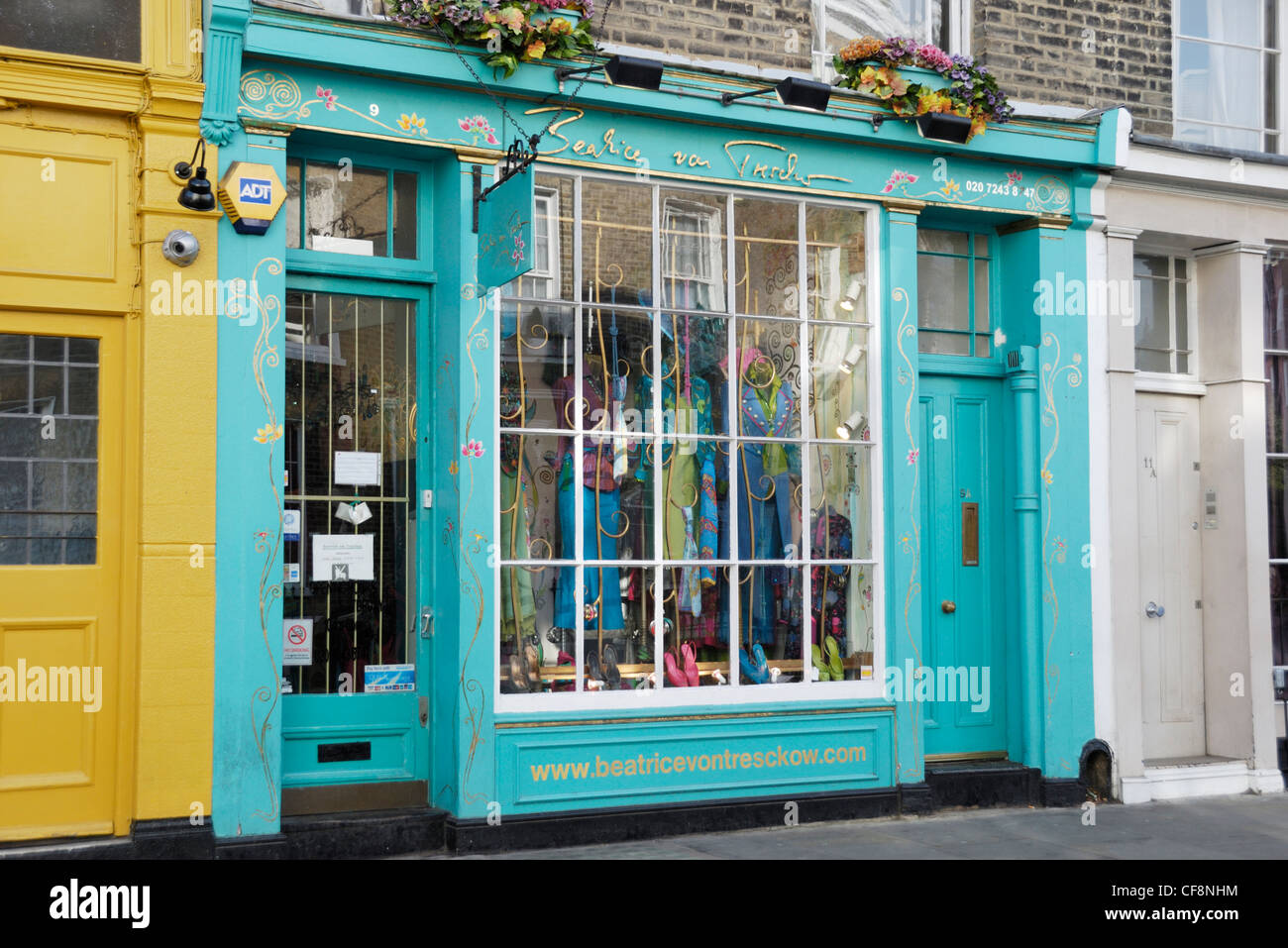 Beatrice von Tresckow clothing shop in Portobello Road, London, England  Stock Photo - Alamy