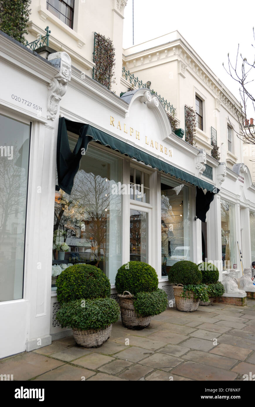 Ralph Lauren designer clothes store in Westbourne Grove, Notting Hill
