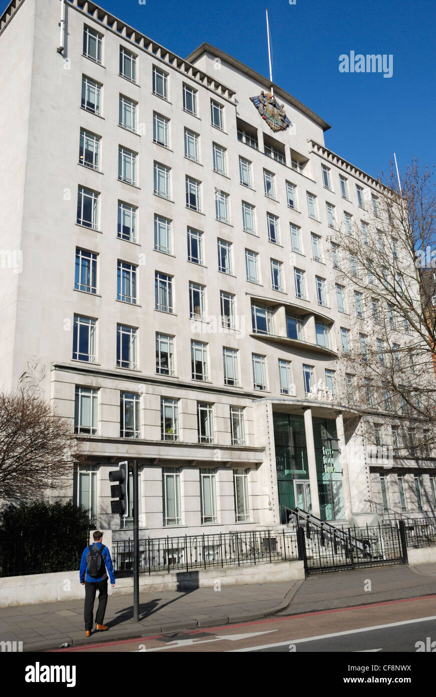 Office building at 242 Marylebone Road, London, England Stock Photo