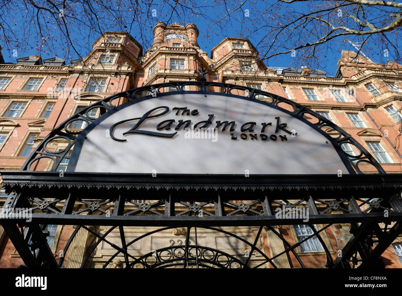 The Landmark Hotel in Marylebone Road, London, England Stock Photo