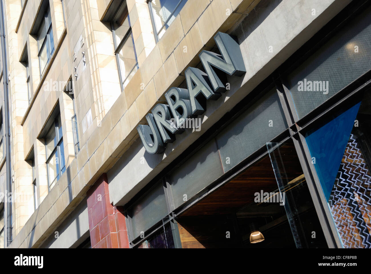 Urban Outfitters clothes shop exterior, London, England Stock Photo Alamy